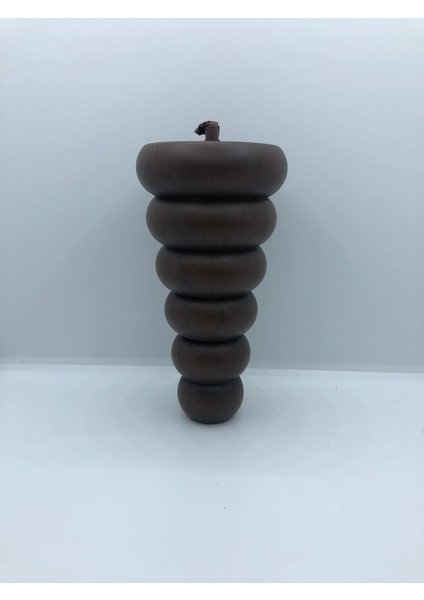 Modern Plastik 18 cm Ceviz M8 Vidalı Koltuk Berjer Mobilya Ayağı (4 Adet) modelleri