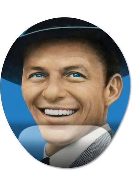 Frank Sinatra Bilek Destekli Mousepad Model - 1 Oval