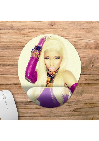 Nicki Minaj Bilek Destekli Mousepad Model - 2 Oval fiyatları