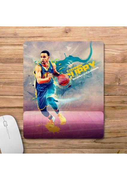 Stephen Curry - Steph Curry - Golden State Warriors - Nba Bilek Destekli Mousepad Model - 6 fiyatları