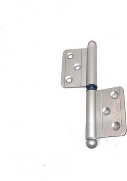 Yönsüz Alüminyum Cerman Saten Menteşe 12 Lik(10 Adet)