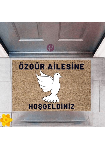 Kapı Önü Paspası Dekoratif Dijital Baskı Kişiye Özel P-2450