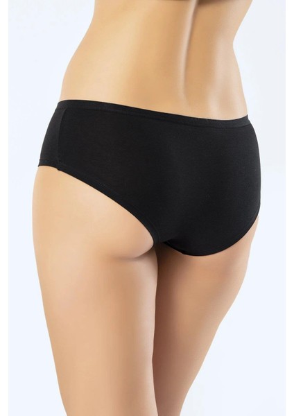 918 Siyah-Ten Kadın 2'li Paket Likralı Pamuk Renkli Hipster Külot indirimleri