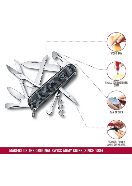 1.3713.942 Huntsman Kamuflaj Çakı