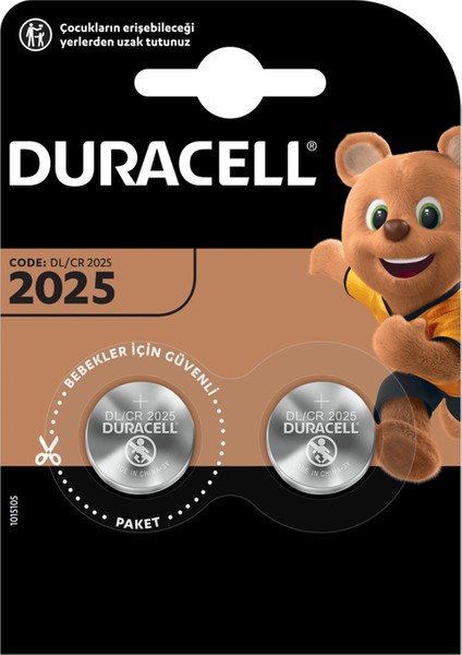 CR2025 Lıthıum 3V Pil 2li