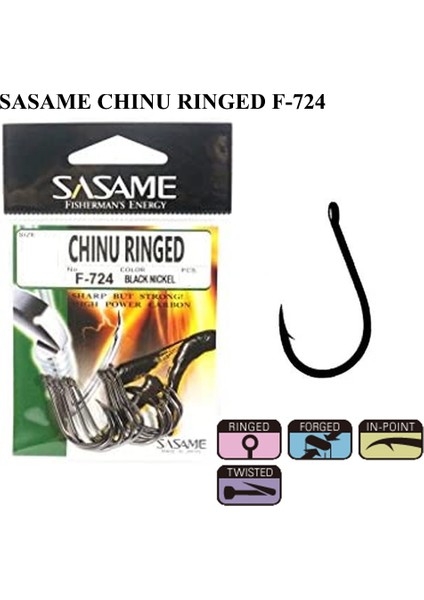Chinu Ringed F-724 Black Nickel Iğne