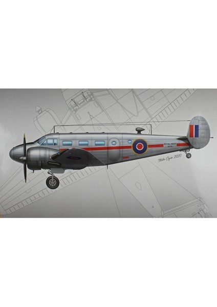 Pm Model Beechcraft  C-45 Expeditor Royal Navy Pm Model Demonte Plastik Uçak Maket Kiti