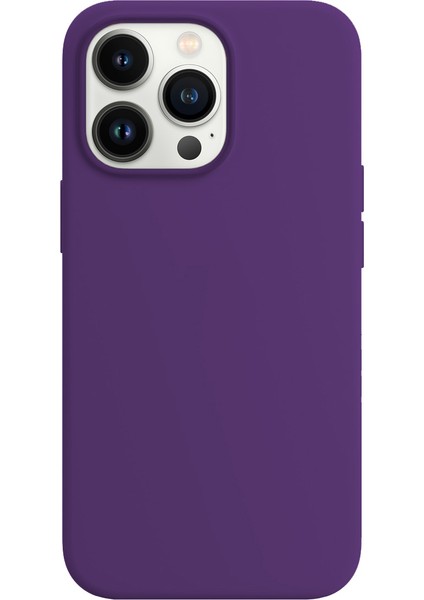 iPhone 13 Pro Rubber S Kılıf Purple