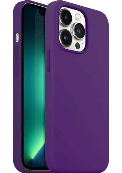 iPhone 13 Pro Max Rubber S Kılıf Purple