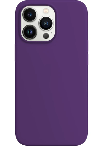 iPhone 13 Pro Max Rubber S Kılıf Purple