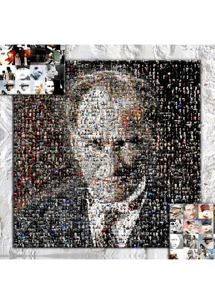 Atatürk Mustafa Kemal Puzzle Kanvas Tablo