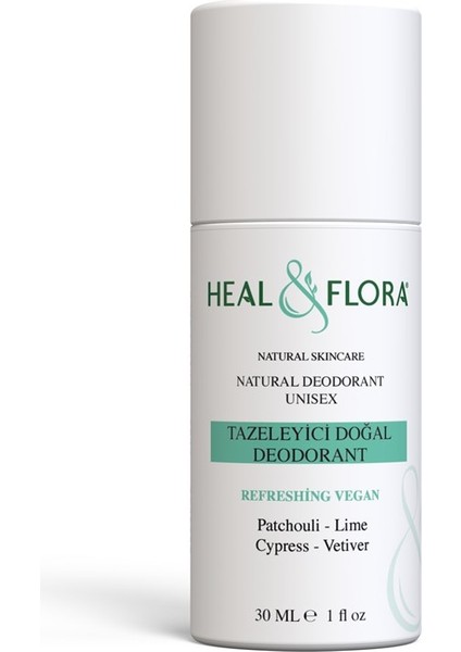Tazeleyici Doğal Deodorant Unisex 30 ml