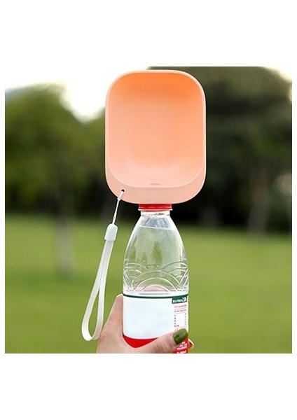 Buffer® Evcil Hayvan Plastik Yıkanabilir Taşınabilir Su Şişesi Bağlantılı Su Kabı