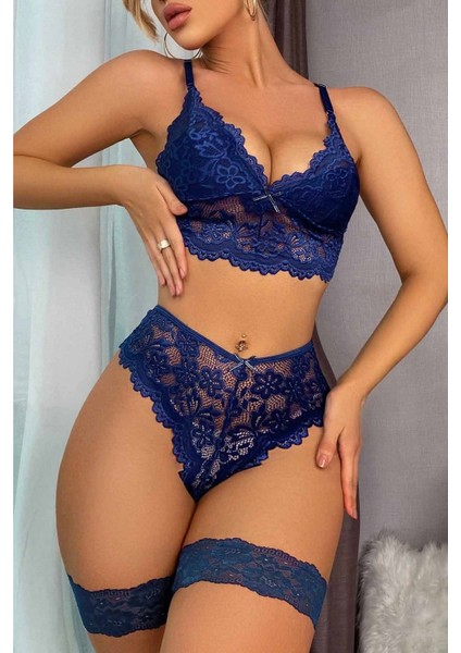 Bacak Aksesuarlı Sütyen Külot Takım fırsatları