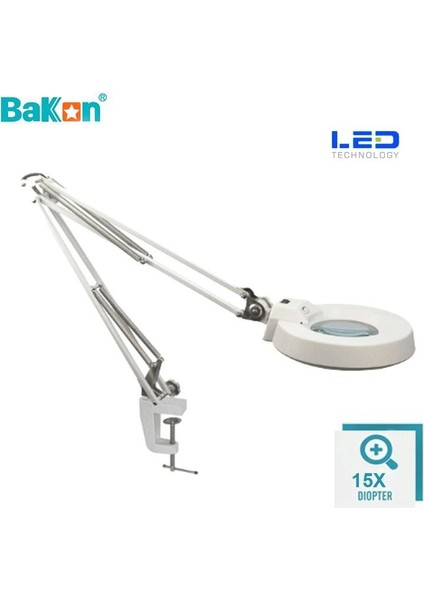 BK500C LED 15X Akrobat Büyüteç