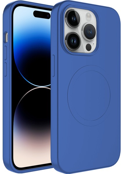 Apple Iphone 12 Pro Kılıf Magsafeli Mat Sert Plas Silikon