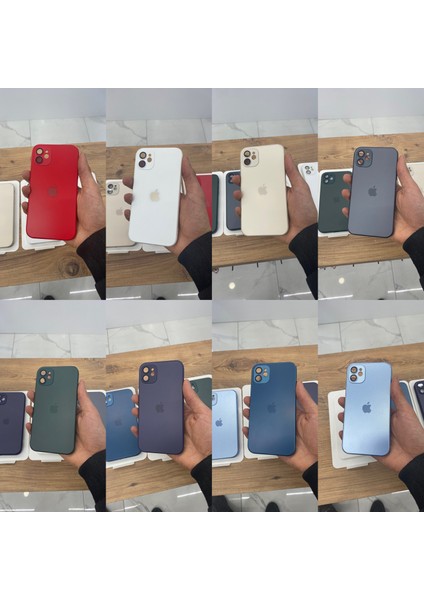 iPhone 11 Ag Glass Telefon Kılıfı - Beyaz fiyatları
