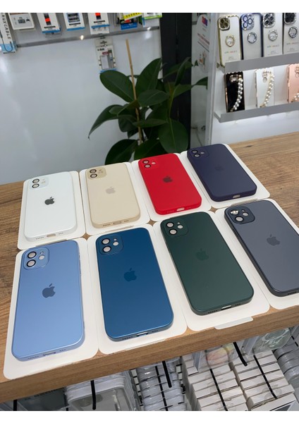 iPhone 11 Ag Glass Telefon Kılıfı - Beyaz modelleri