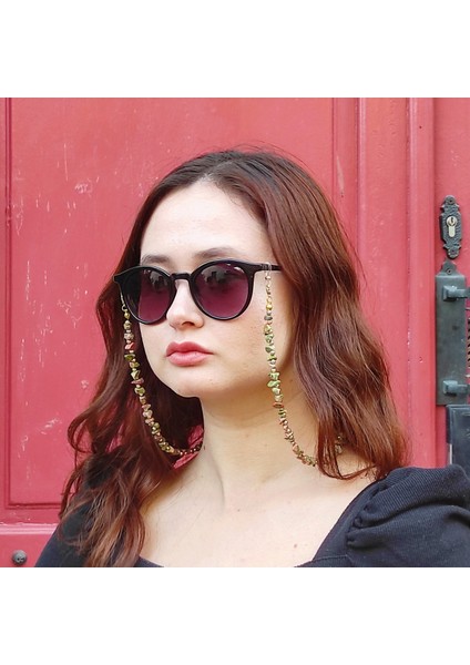 Doğal Taşlı Gözlük Zinciri (Unakit Taşı) fiyatları