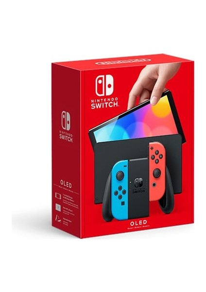 Switch OLED Yeni Nesil Konsol 64GB + The Legend Of Zelda Breath Of The Wild Oyunlu Bundle