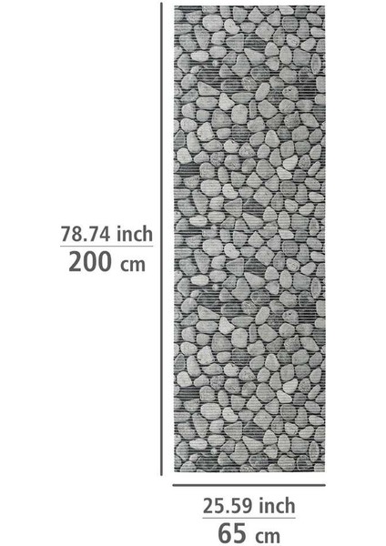 Banyo Veya Mutfak Paspası Sassi, 65 x 200 cm Yumuşak Köpük Paspas