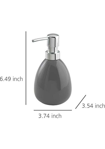 Sıvı Sabunluk Polaris Gri 390 ml