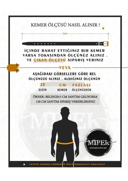 Büyük Beden Kot Kumaş Kanvas Pantolona Uyumlu 100 % Deri Kemer