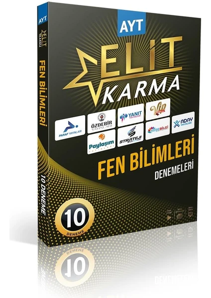 Elit Karma Yayınları Ayt Fen Bilimleri 10 Branş Deneme