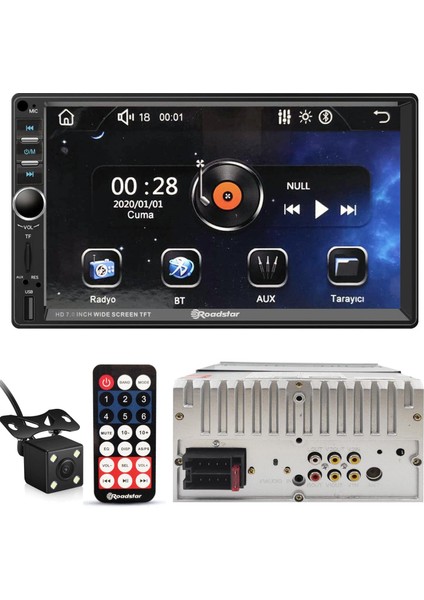 Double Teyp 7İnç Mirrorlink Bt/usb/sd/fm/aux Geri Görüş Kameralı Digicom Türkiye Garantili