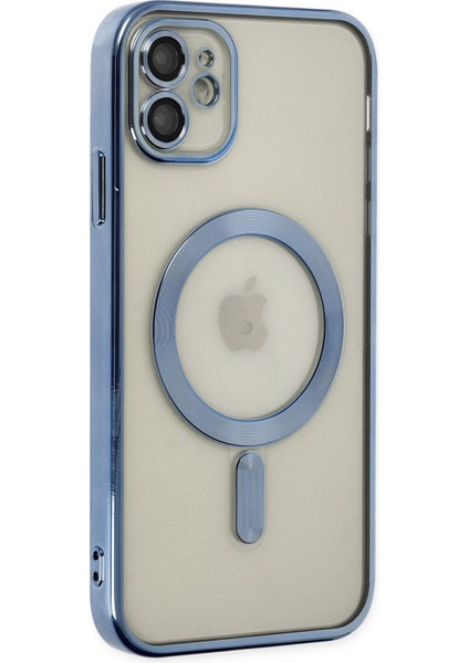 iPhone 11 Kılıf Kross Magneticsafe Kapak - Sierra Blue