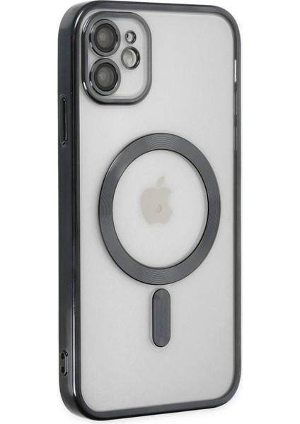 Happycase iPhone 11 Kılıf Kross Magneticsafe Kapak - Siyah