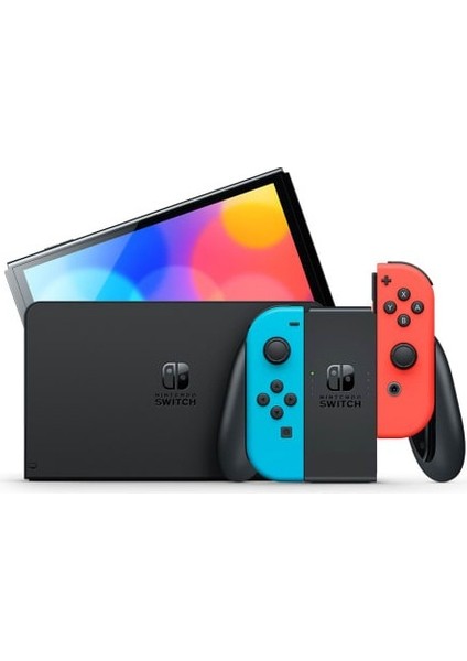 Switch OLED Yeni Nesil Konsol 64GB + Crash Bandicoot 4 It's About Time Oyunlu Bundle