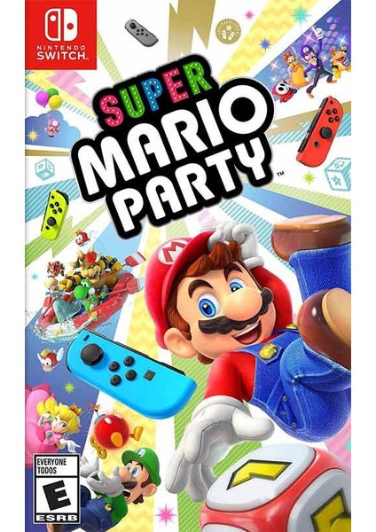 Switch OLED Yeni Nesil Konsol 64GB + Super Mario Party Oyunlu Bundle