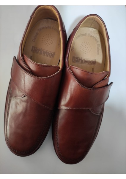 5568 Taba %100 Deri Erkek Günlük Ayakkabı