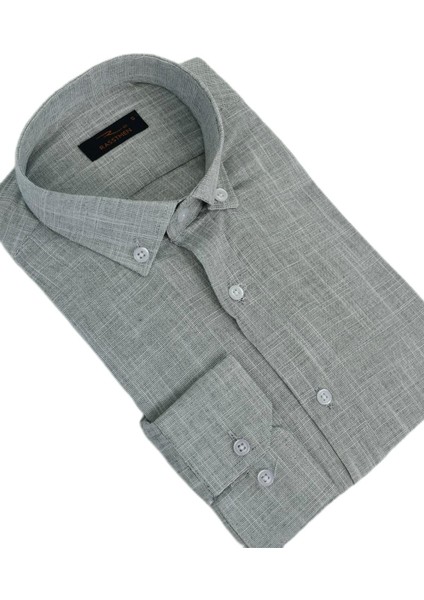 Erkek Silim Fit Uzun Kol Gömlek BGL-ST02523