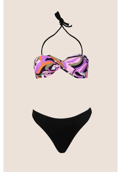40229 Pembe Burgu Bikini Takımı