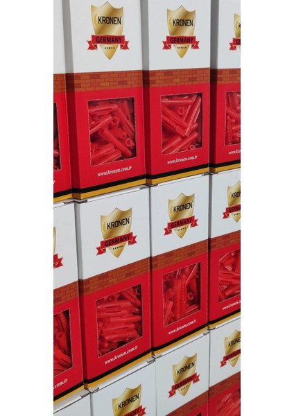 Dübel 8'lik Kırmızı 1 paket 200 Adet fiyatları