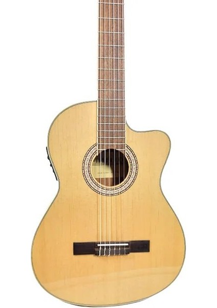 Ince Kasa Elektro Klasik Gitar LC3923SCEQ Naturel