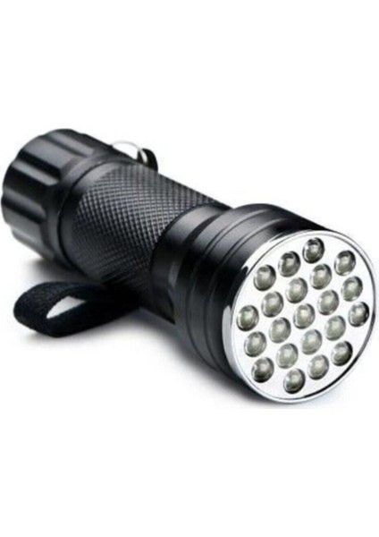 Uv Fener 21 LED  Ultraviyole Fener Mor Uv Işık Lamba GS-142