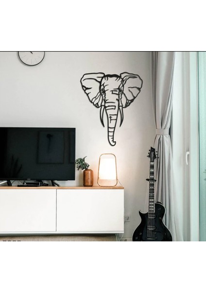Elephant Dekoratif Metal Tablo