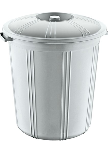 Eko Çöp Kovası 50 Lt. Battal Ak 217