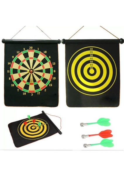 Manyetik Çift Taraflı 4 Oklu Dart