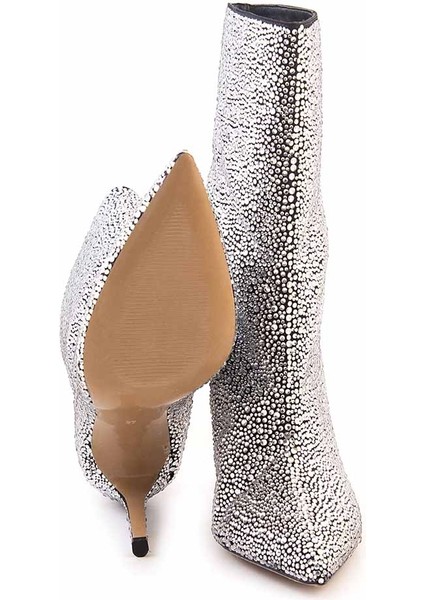 Deri Kadın Topuklu Çizme 66715 indirimleri