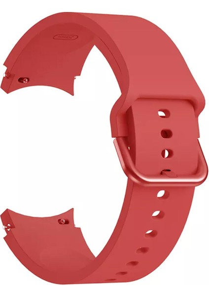 Samsung Galaxy Watch 7, 6, 5, 4, Active2 44mm, Uyumlu Silikon Kordon 20mm