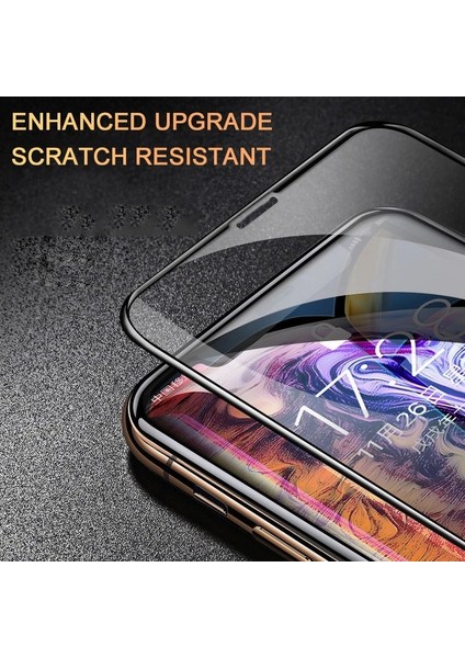 Apple iPhone SE 2 2020 Beyaz Ekran Koruyucu 6D Kırılmaz Cam - Ultra Darbe Emici Etkin Koruma - Ekranı Tam Kaplar