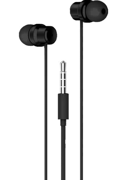 Dvıp E13 Hifi 3.5mm Jack Girişli Mikrofonlu Kablolu Kulaklık Siyah