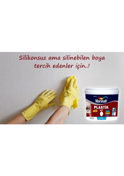 Plastik Mat Su Bazlı Iç Duvar Boyası 2.5 Lt Silinebilir Mükemmel Matlık Örtücülük