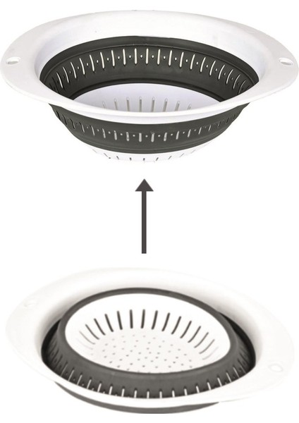 Bee Home Katlanır Oval Süzgeç Ak 696