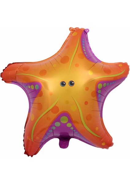 Deniz Yıldızı Folyo Balon 65 cm Büyük Boy Helyum Balon Uçan Balon modelleri