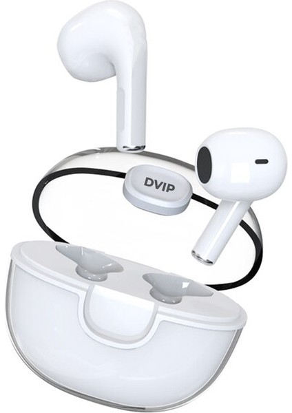 Dvıp TK01 Space One Tws Bluetooth 5.0 Kulaklık Beyaz